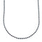Hematite Authentic Sterling Silver Native American Bead Necklace AX128222